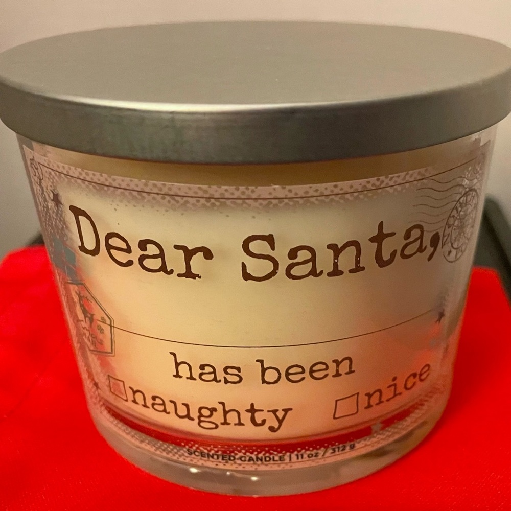 New Dear Santa 3 Wick Jar Candle